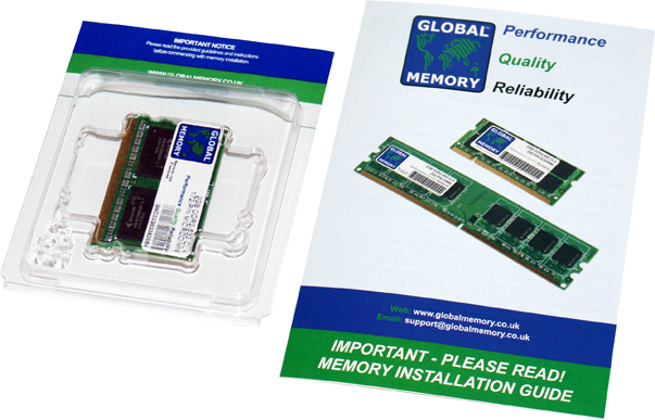 1GB DDR2 400/533MHz 172-PIN MICRODIMM MEMORY RAM FOR FUJITSU LAPTOPS/NOTEBOOKS